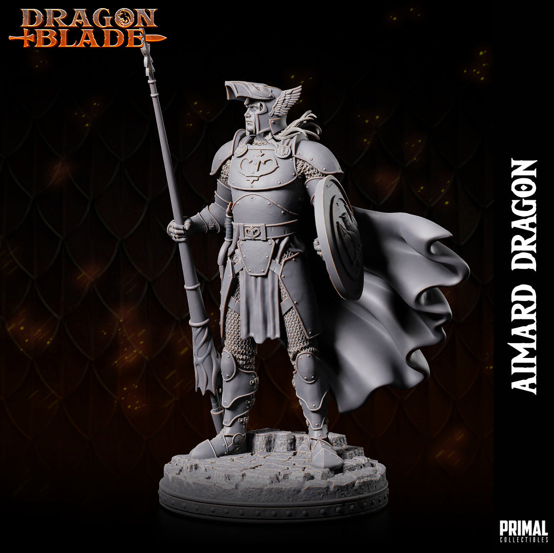 Primal Collectibles - Aimard Dragon, Human Fighter - Dragonblade 2024 January