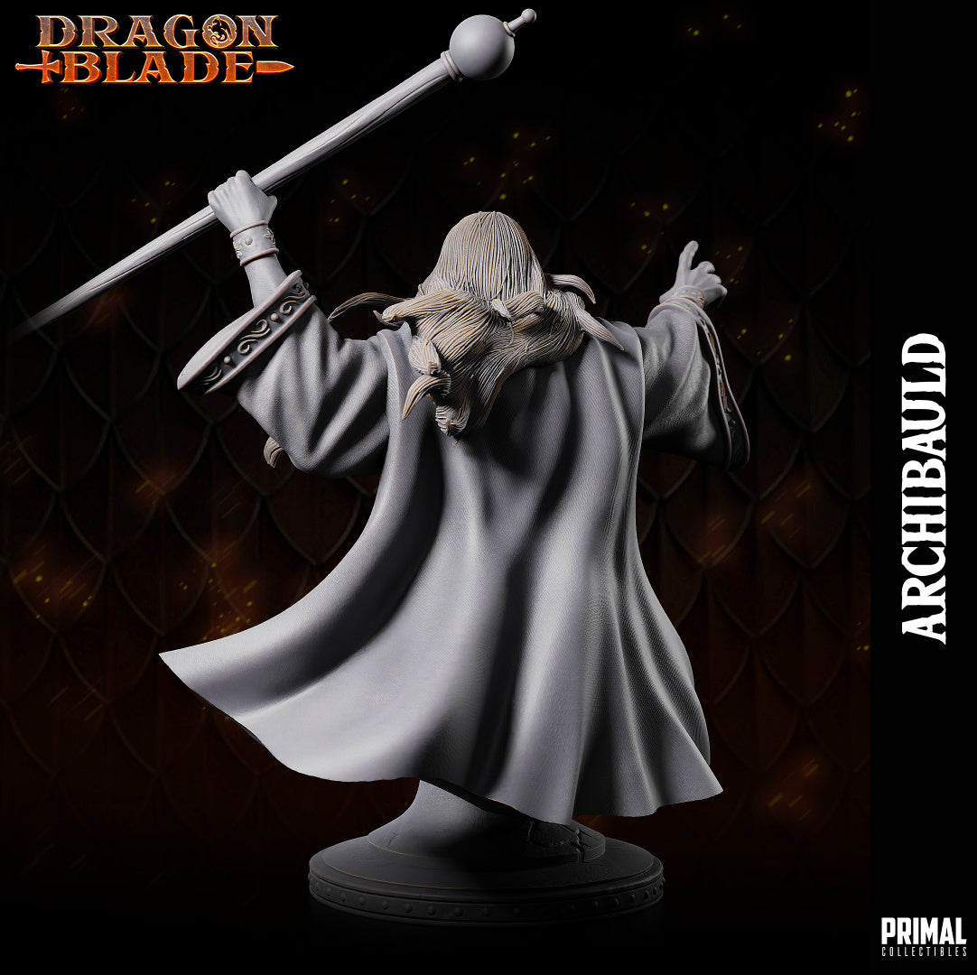 Primal Collectibles - Archibauld, Human Wizard Bust - Dragonblade 2024 January