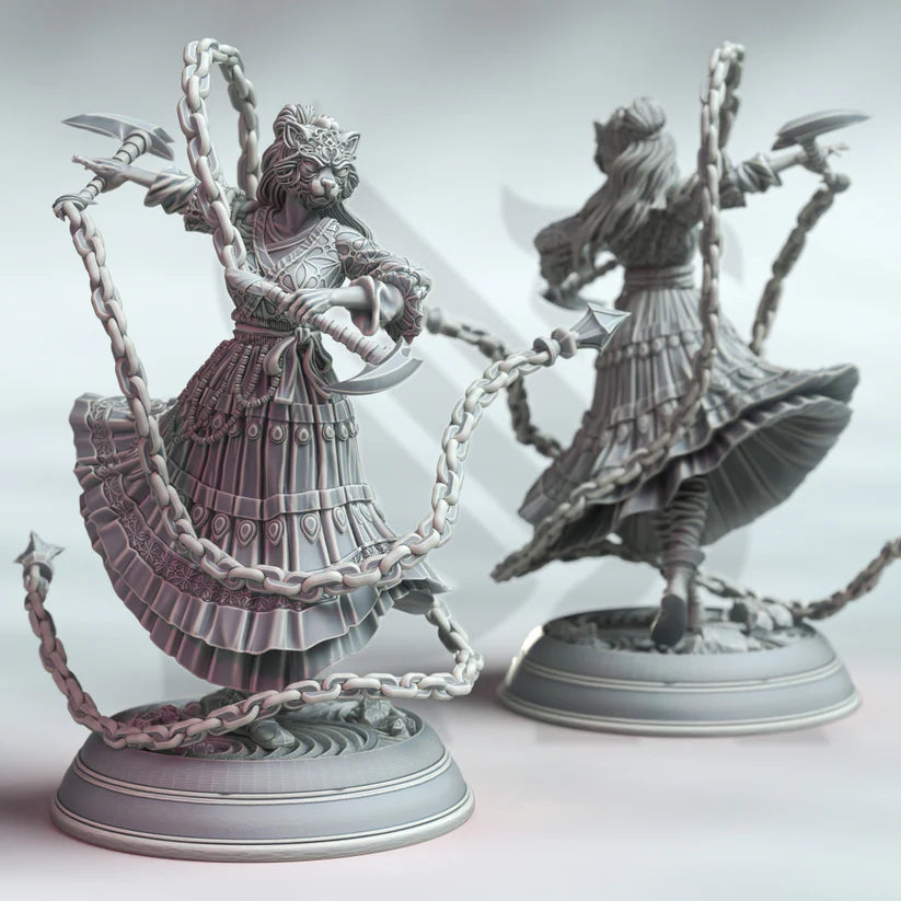 DM Stash - Izumi Human Samurai Masked Feline - Spirits from the East 2023-September