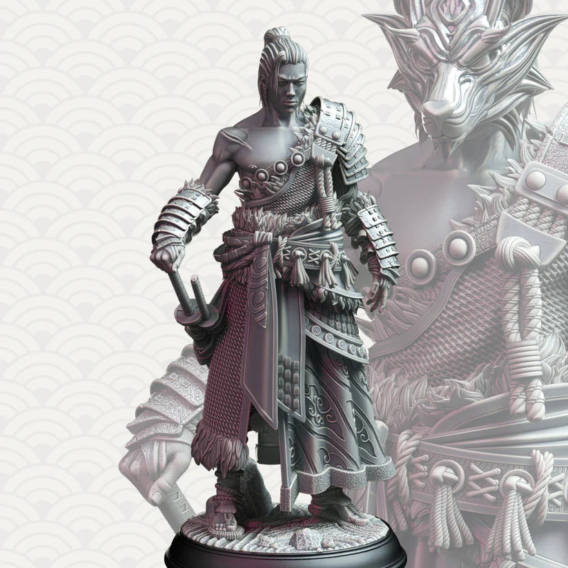 DM Stash - Kaoru Human Samurai Wolf - Spirits from the East 2023-September
