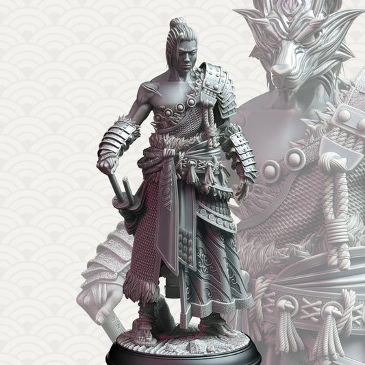 DM Stash - Kaoru Human Samurai Wolf - Spirits from the East 2023-September