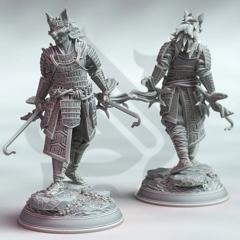 DM Stash - Kenshi Kitsune Fox Samurai - Spirits from the East 2023-September