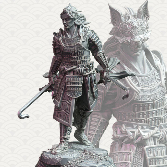 DM Stash - Kenshi Kitsune Fox Samurai - Spirits from the East 2023-September