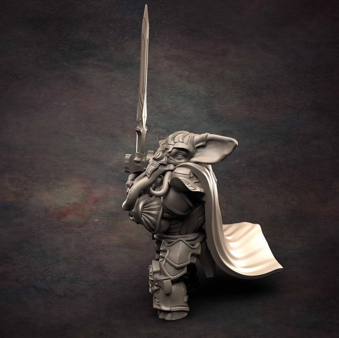 Red Clay Collectibles - Loxodon Paladin 2021 October Release 35mm