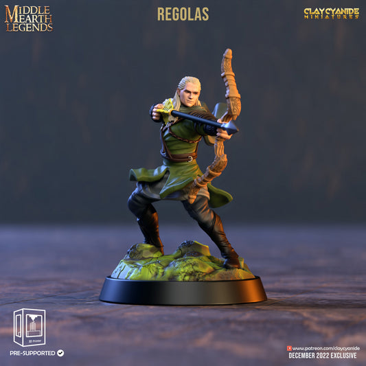 Clay Cyanide - Legolas, The Lord of The Rings - Middle earth legends 2022 December