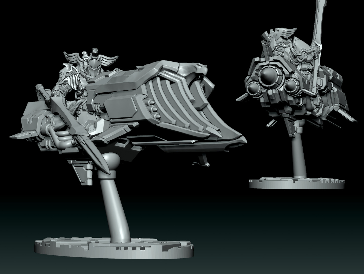 Puppetswar Miniatures - Elite Striker Jetbikers, Adeptus Custodes - 2024 February