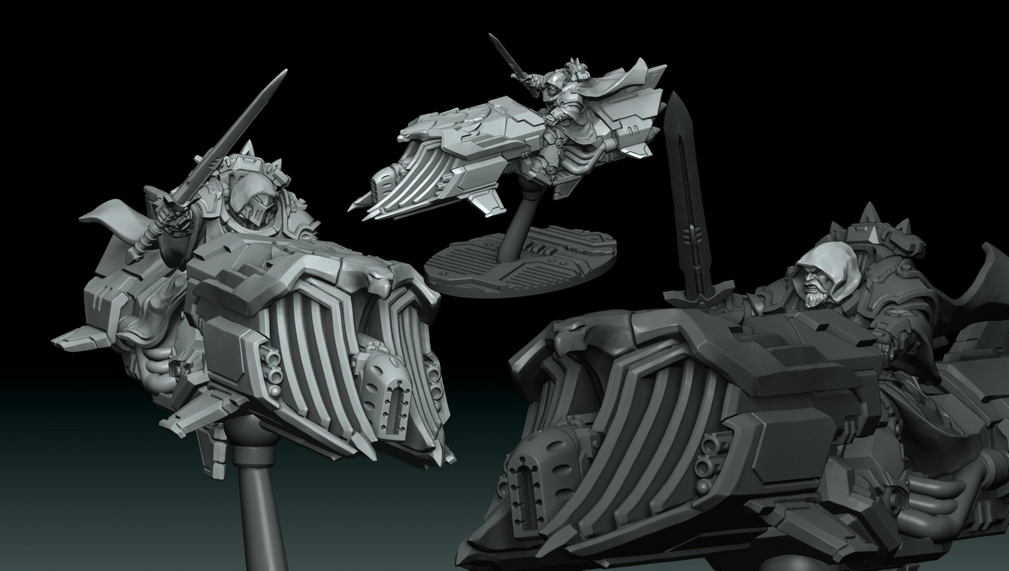 Puppetswar Miniatures - Elite Striker Jetbikers, Adeptus Custodes - 2024 February