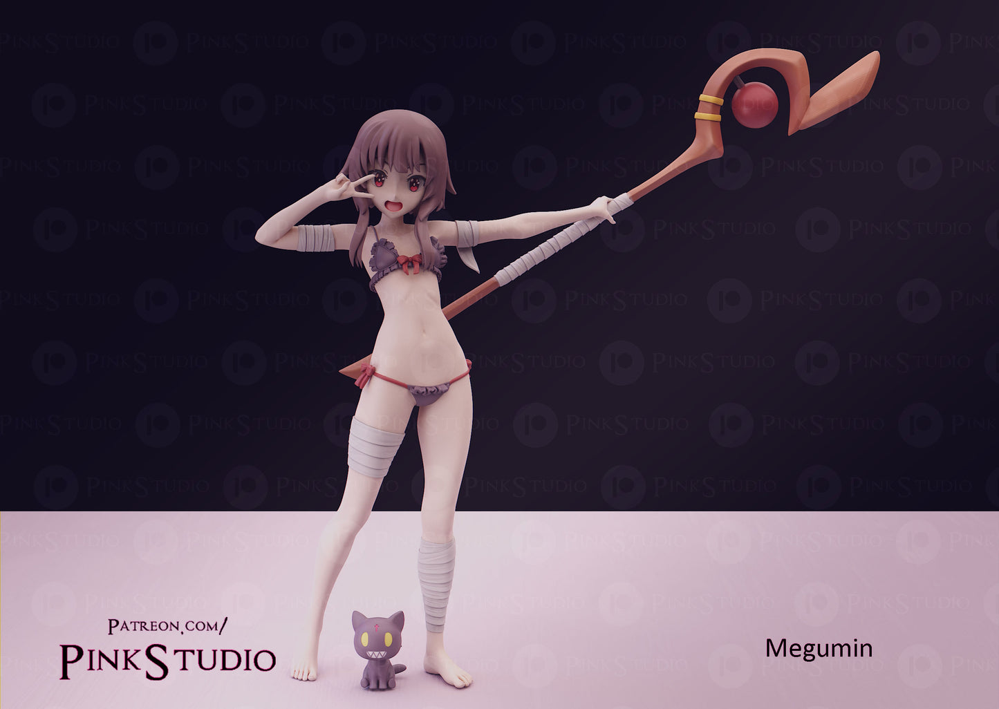 Pink Studio - Megumi, Kenosuba 17cm