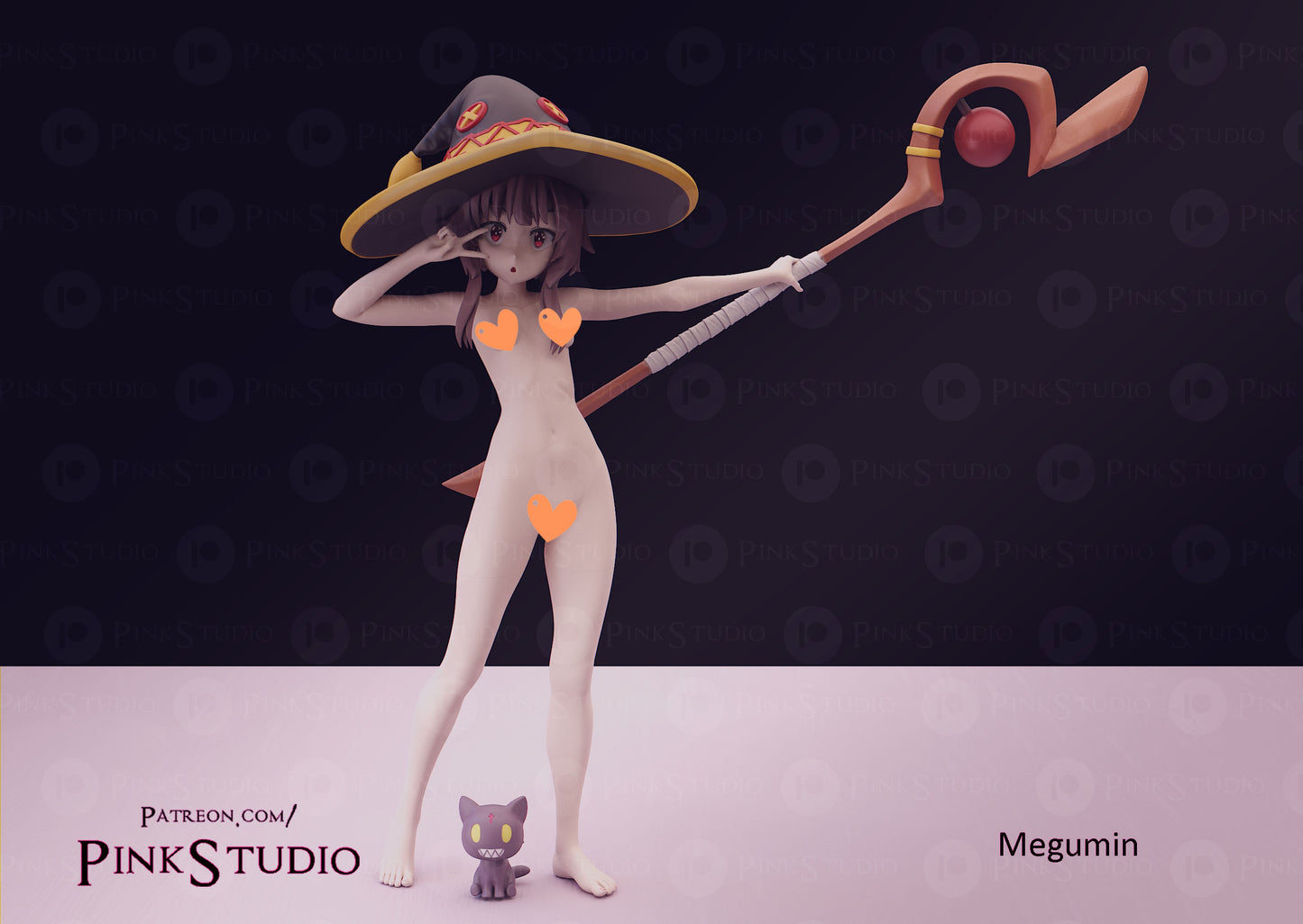 Pink Studio - Megumi, Kenosuba 17cm
