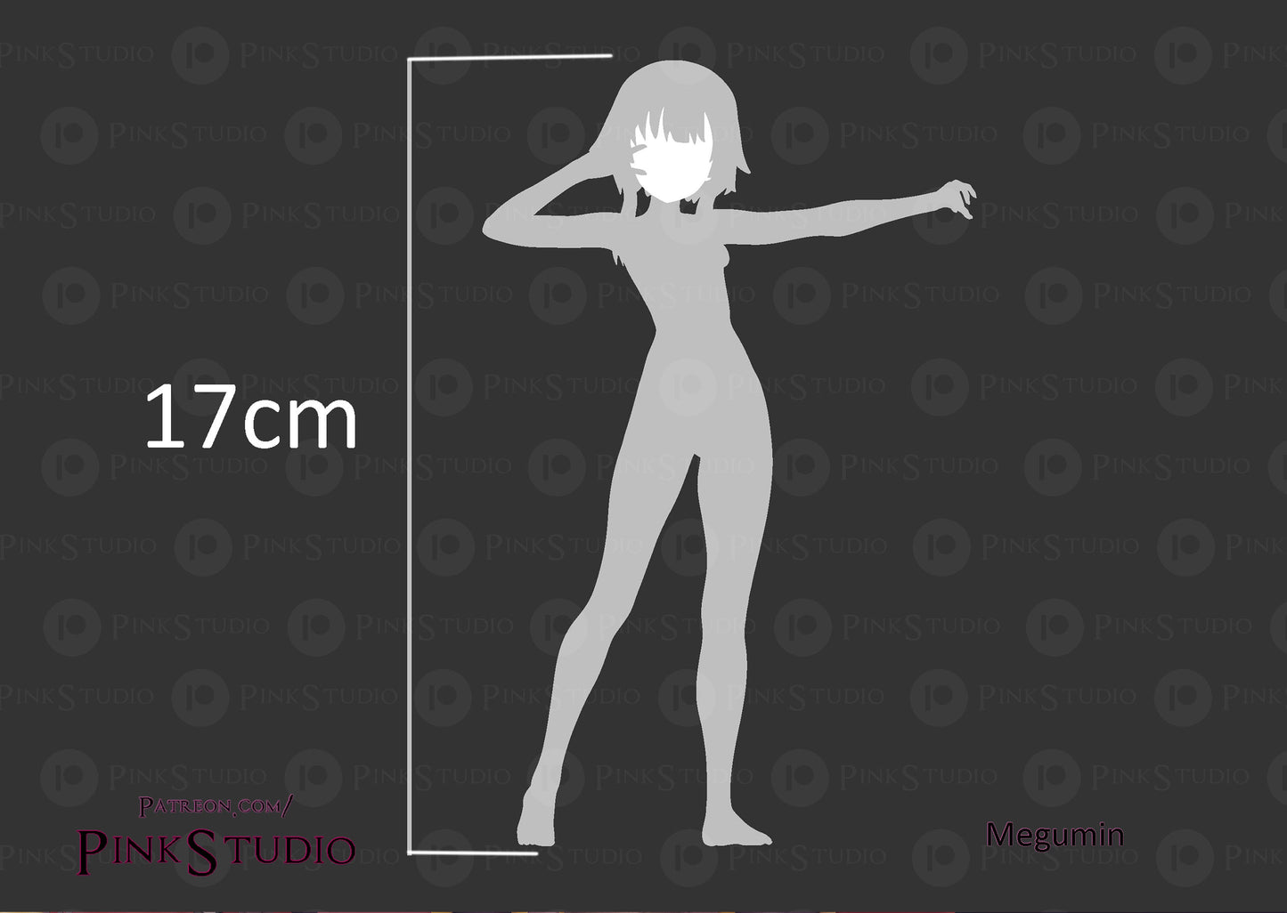 Pink Studio - Megumi, Kenosuba 17cm