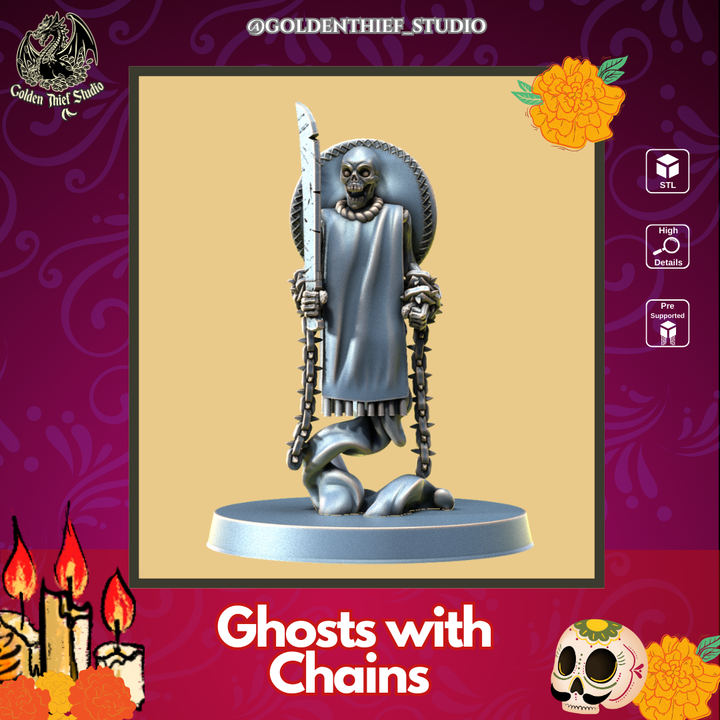 Golden Thief Studio - Ghost With Chains - Diablo's Lottery