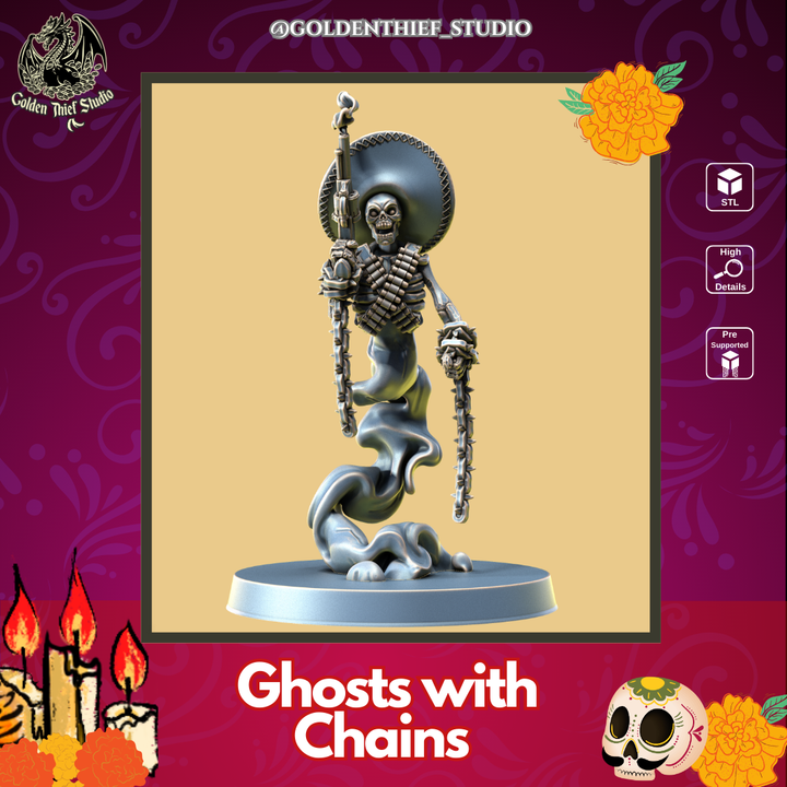 Golden Thief Studio - Ghost With Chains - Diablo's Lottery