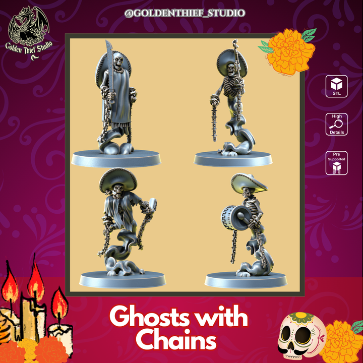 Golden Thief Studio - Ghost With Chains - Diablo's Lottery
