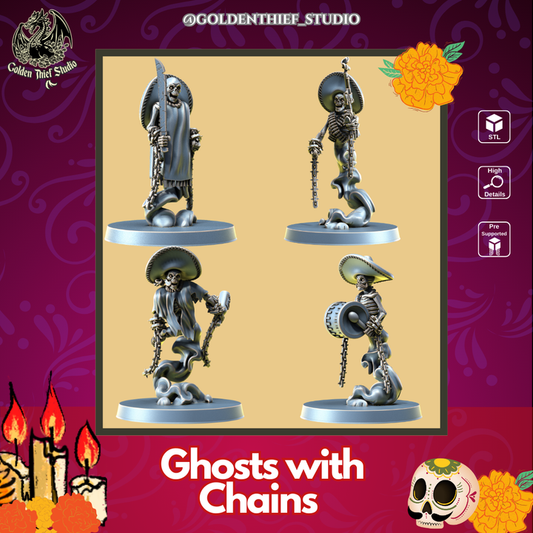 Golden Thief Studio - Ghost With Chains - Diablo's Lottery