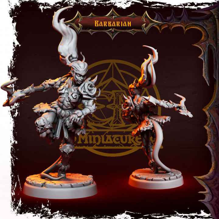 Epic Adventure Miniatures - Infernal Tiefling Heroes 35mm