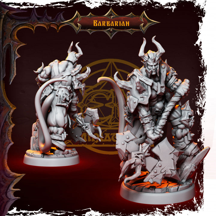 Epic Adventure Miniatures - Infernal Tiefling Heroes 35mm