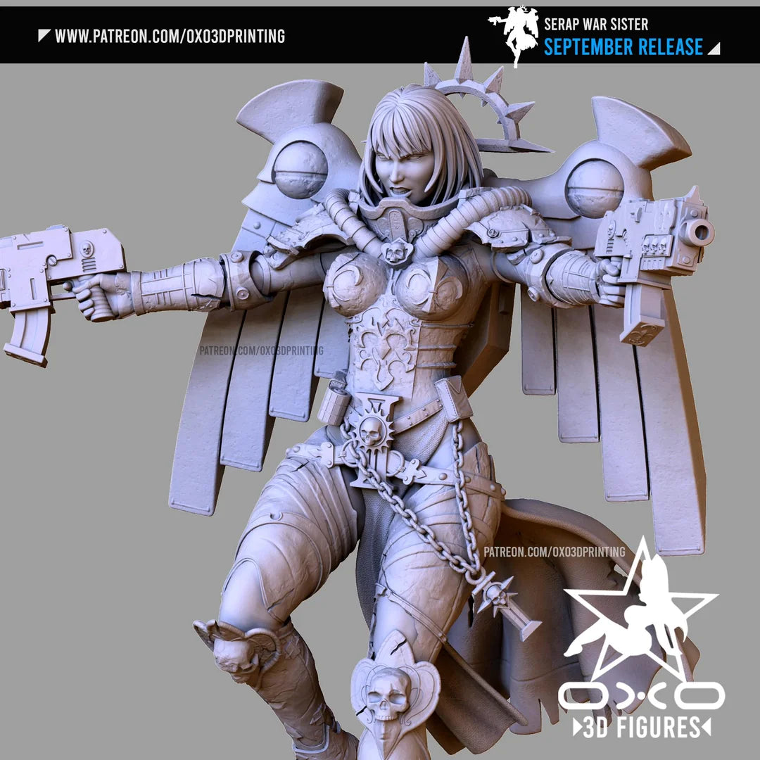 0X03D Figures - War Sister Flying - 16cm and Miniature