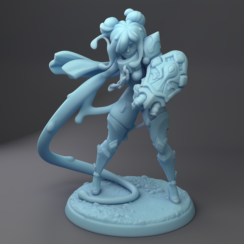 Twin Goddess Miniatures - Jam, the Slime fighter