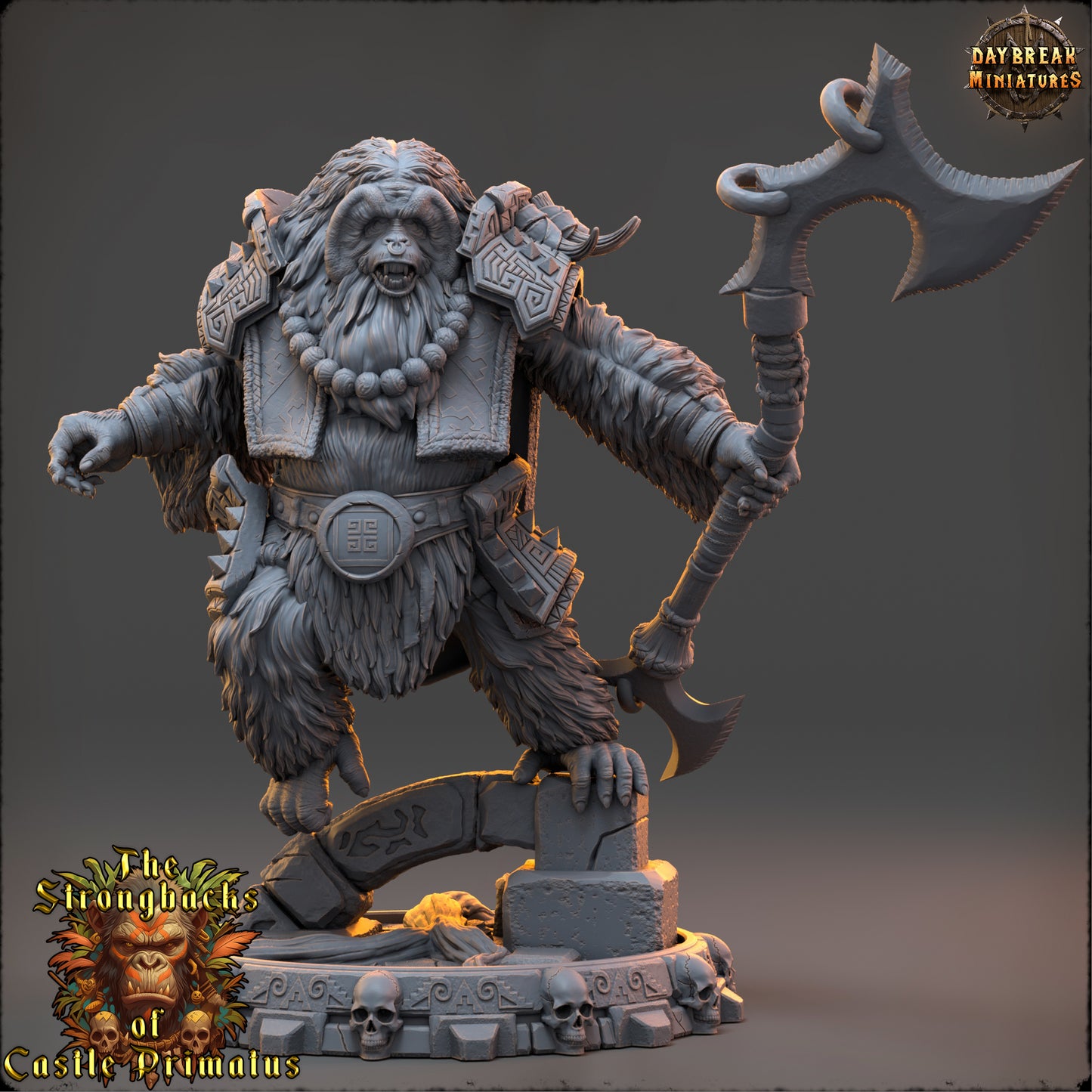 Daybreak Miniatures - Targus Stelmaar - The Strongbacks of Castle Primatus 2024 November