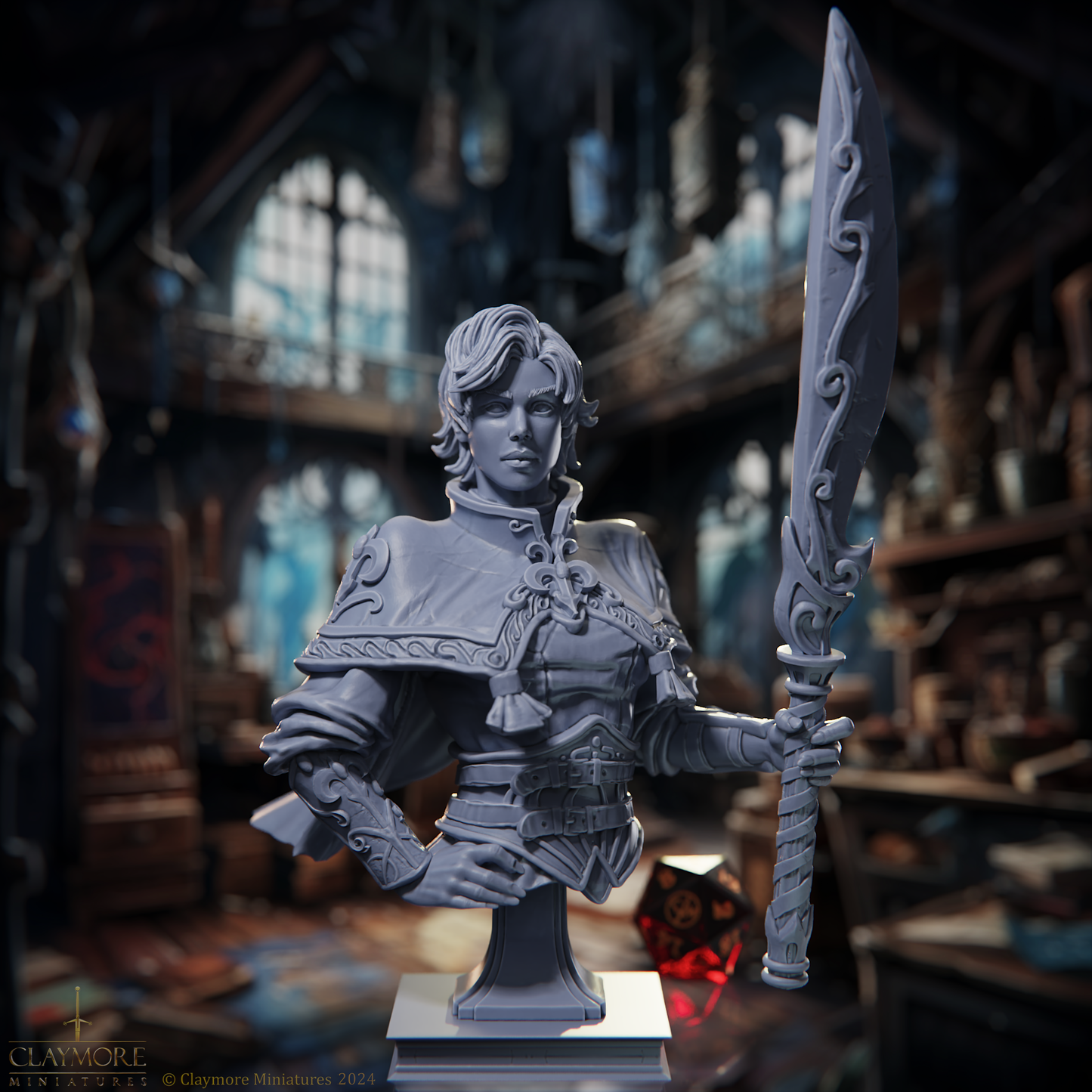 Claymore Miniatures - Meredith Astra, Bust 15cm - Rossvalds Bestiary of The Unknow 2024 November