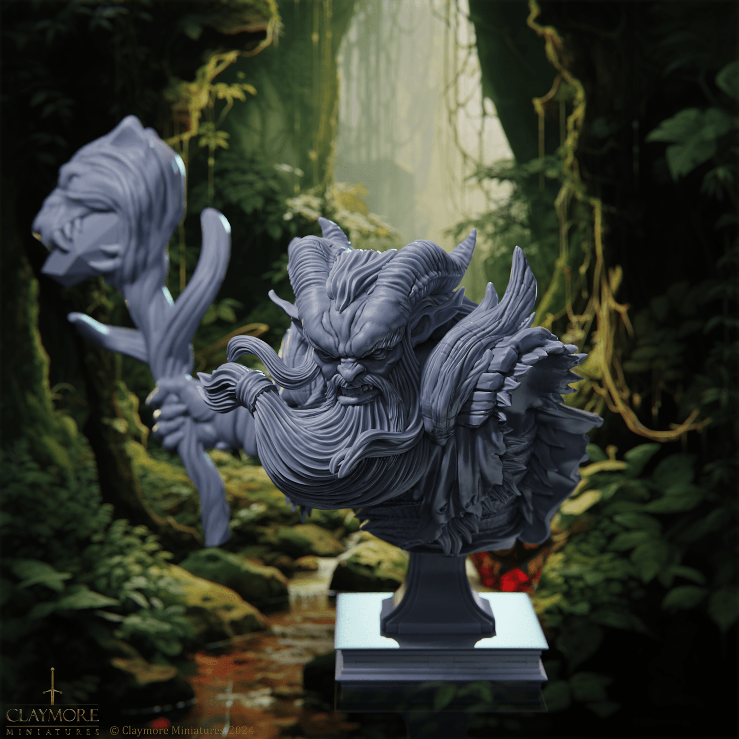 Claymore Miniatures - Draven Briarhollow, Bust 12cm - Rangers Of The Savage Frontiers 2025 February