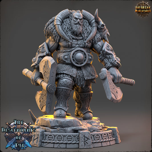 Daybreak Miniatures - Thane Eboncry - Northmen, The Descendants of Tyr 2024 December
