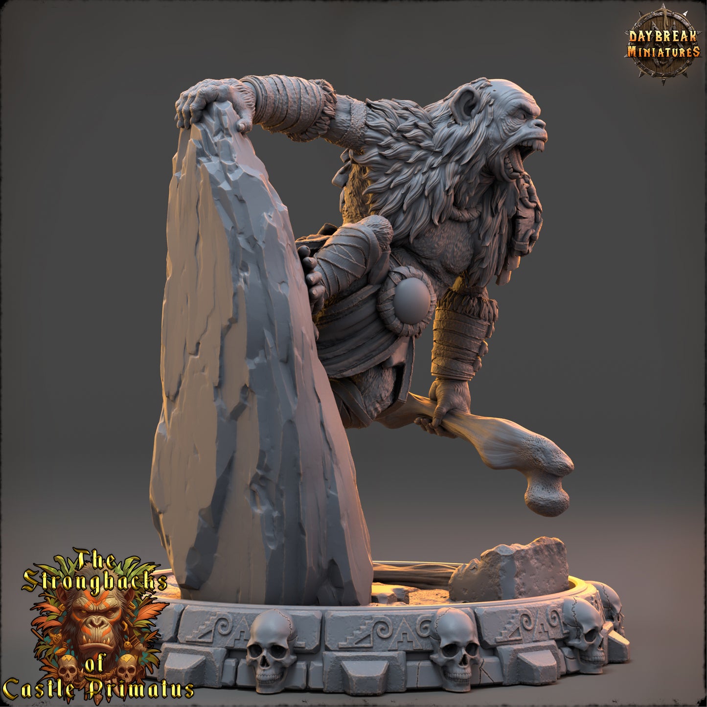 Daybreak Miniatures - Tharn Duskaal - The Strongbacks of Castle Primatus 2024 November