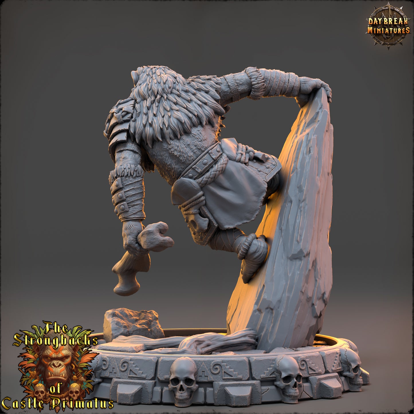 Daybreak Miniatures - Tharn Duskaal - The Strongbacks of Castle Primatus 2024 November