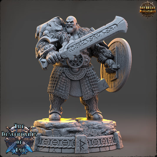 Daybreak Miniatures - Tobin Flintblade - Northmen, The Descendants of Tyr 2024 December