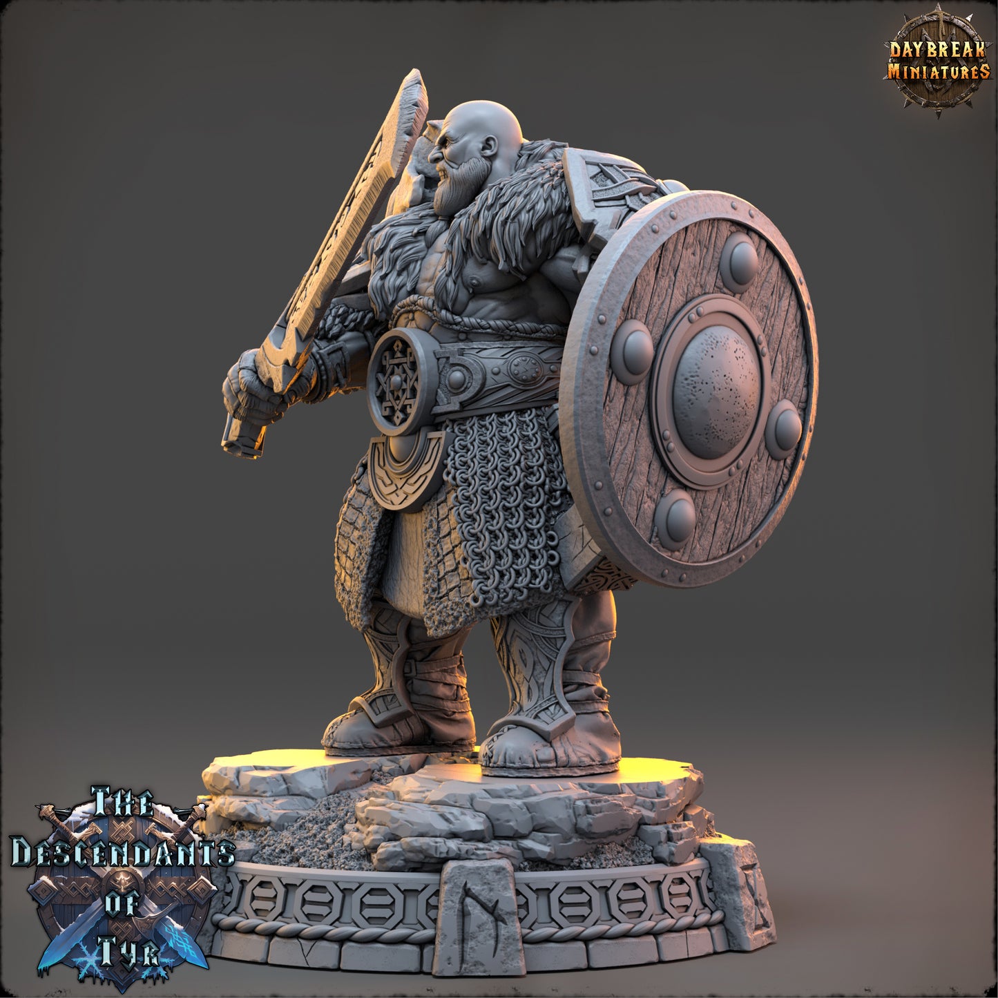 Daybreak Miniatures - Tobin Flintblade - Northmen, The Descendants of Tyr 2024 December