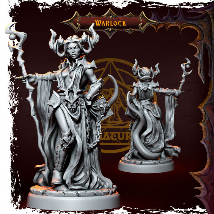 Epic Adventure Miniatures - Infernal Tiefling Heroes 35mm