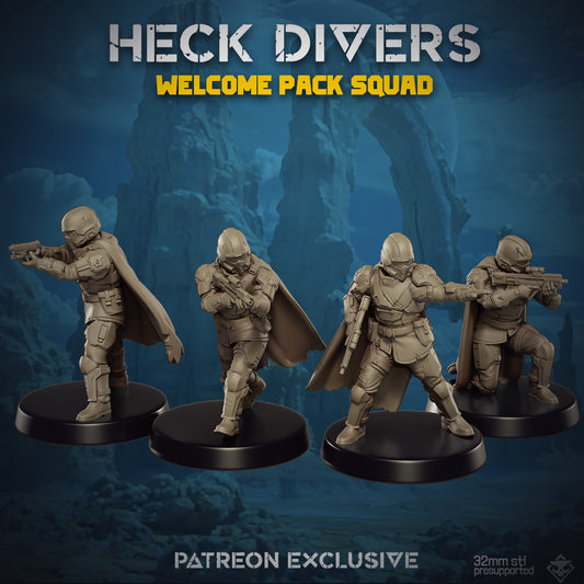 Skullforge - (Heck) Hell Divers, Welcome Pack Squad 2024 March