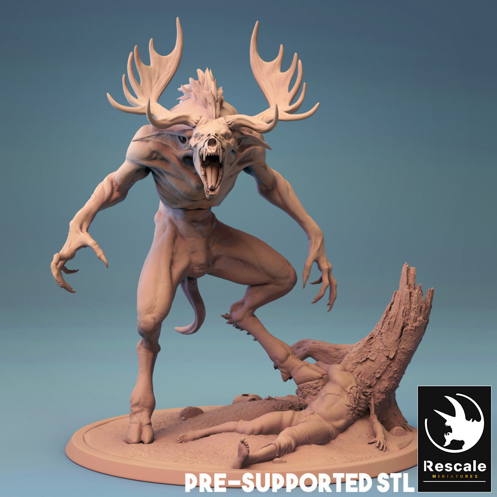 Rescale Miniatures (Lord of the Print) - Wendigo 85mm