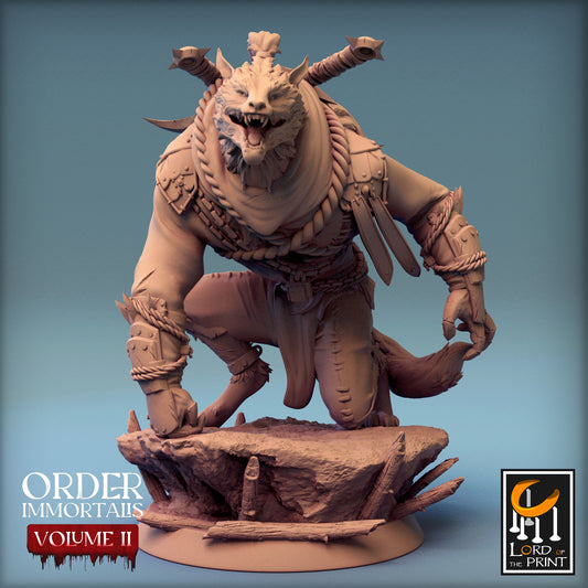 Rescale Miniatures (Lord of the Print) - Werewolf Chief - Order Immortalis Vol 2 2024 February