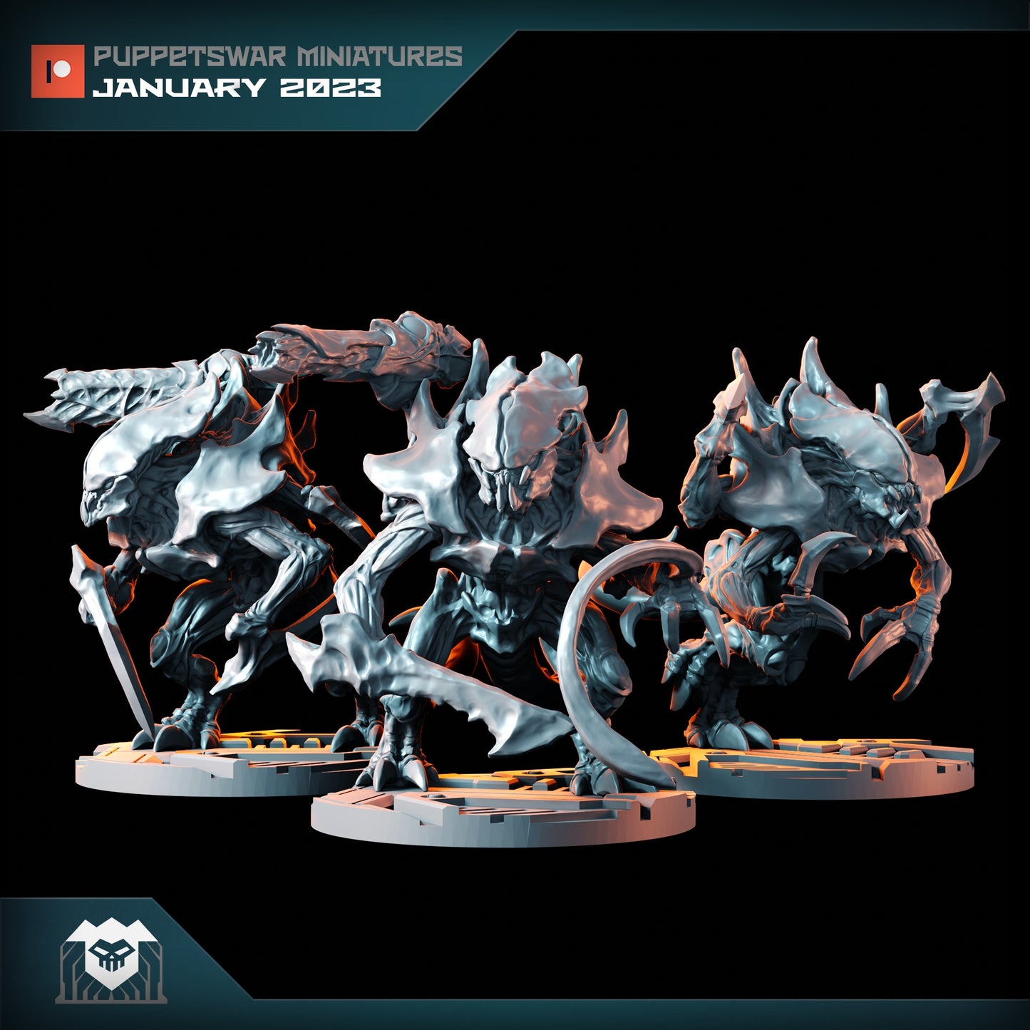 Puppetswar Miniatures - Soldier Bug, Tyranids - Warhammer 40K 2023 January