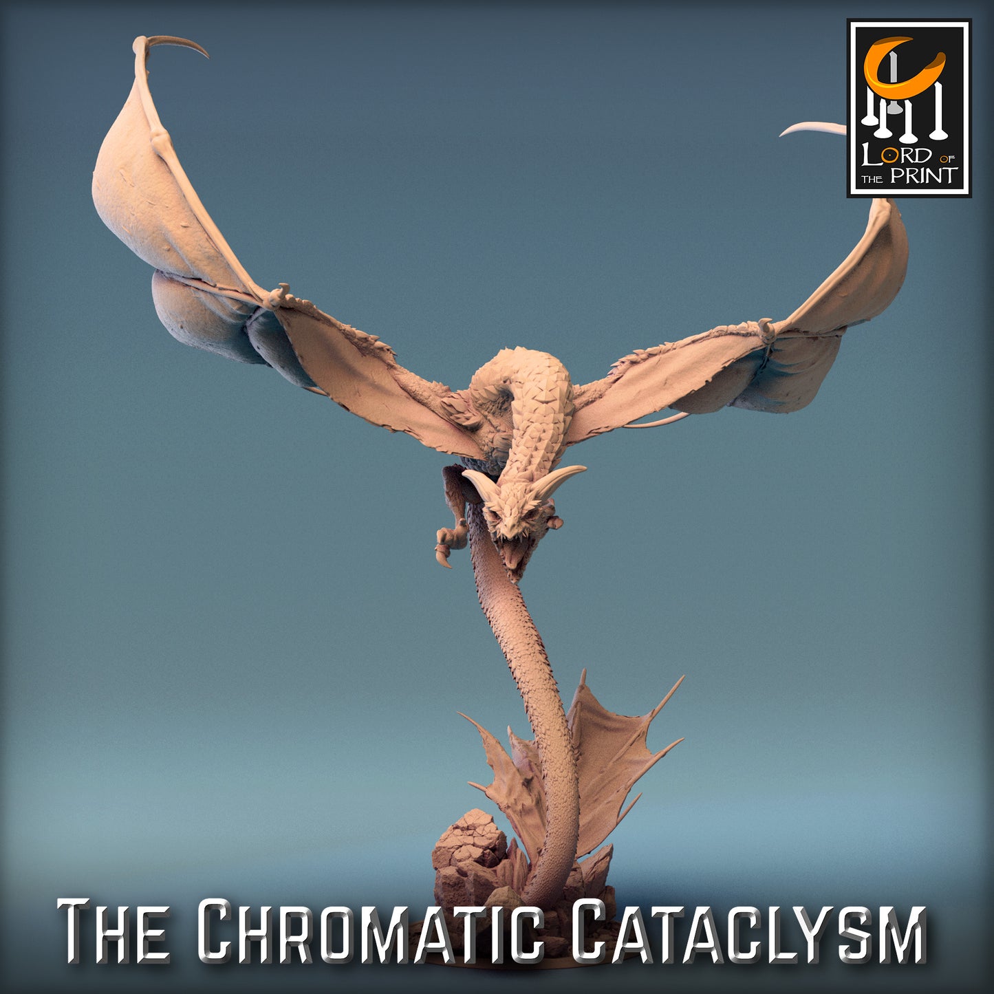 Rescale Miniatures (Lord of the Print) - Wyvern Fly - The Cromatic Cataclysm 2023 December