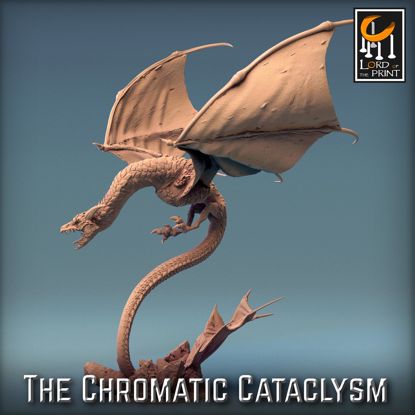 Rescale Miniatures (Lord of the Print) - Wyvern Fly - The Cromatic Cataclysm 2023 December