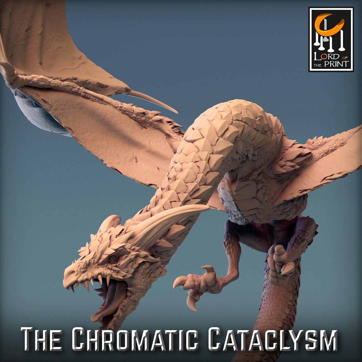 Rescale Miniatures (Lord of the Print) - Wyvern Fly - The Cromatic Cataclysm 2023 December
