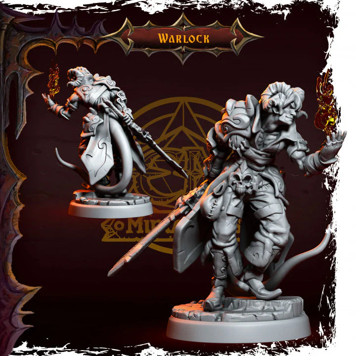 Epic Adventure - Warlock Male Tiefling - Infernal Tiefling Heroes