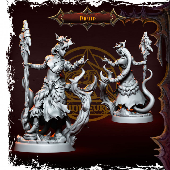 Epic Adventure Miniatures - Infernal Tiefling Heroes 35mm