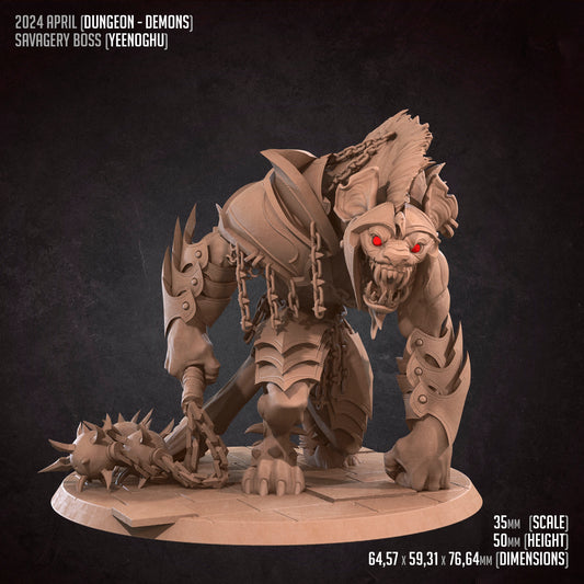 Bite the Bullet - Yeenoghu (Savagery Boss) - Dungeon Demons 2024 April