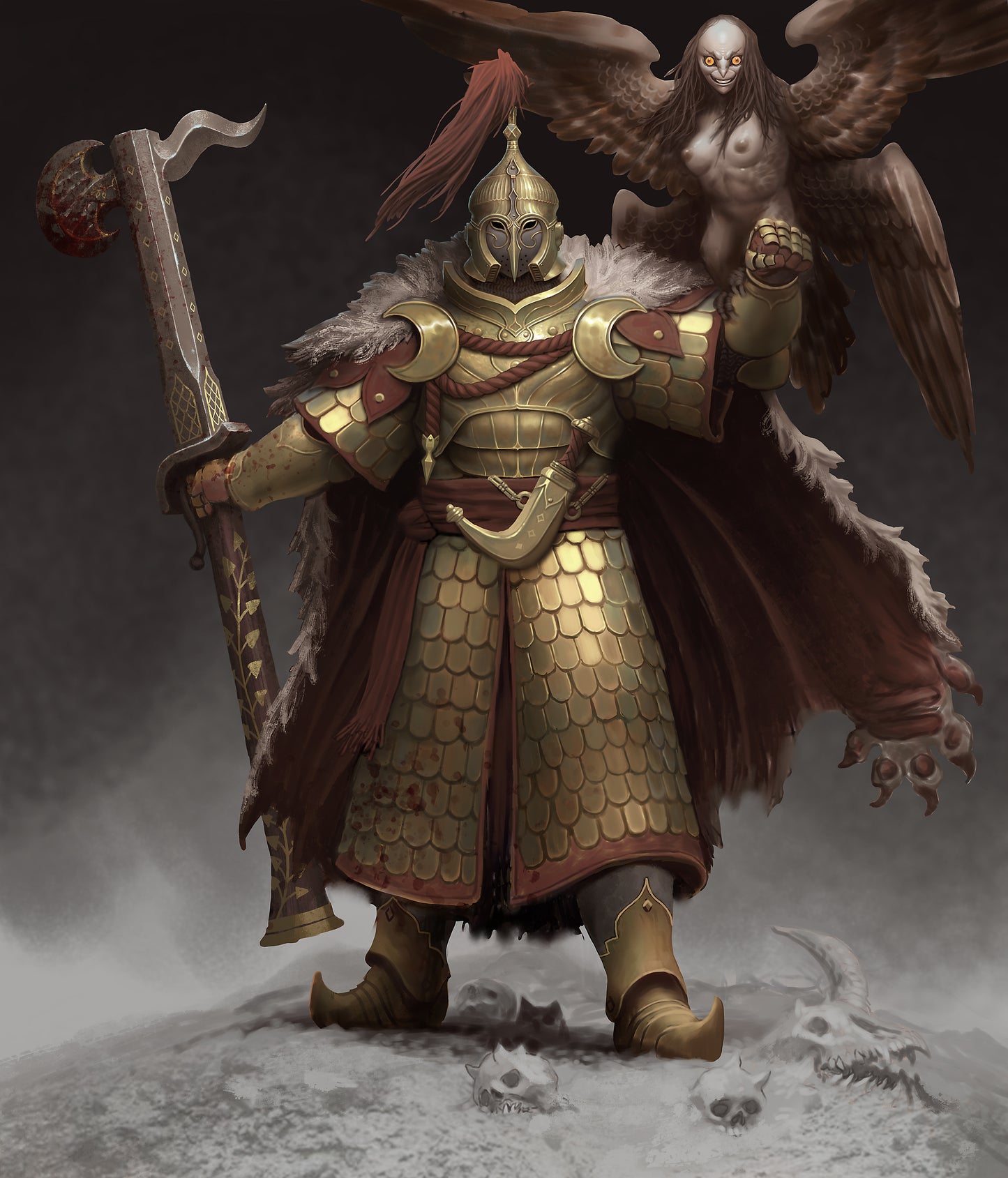 Trench Crusade - Yubazi Captain Rider