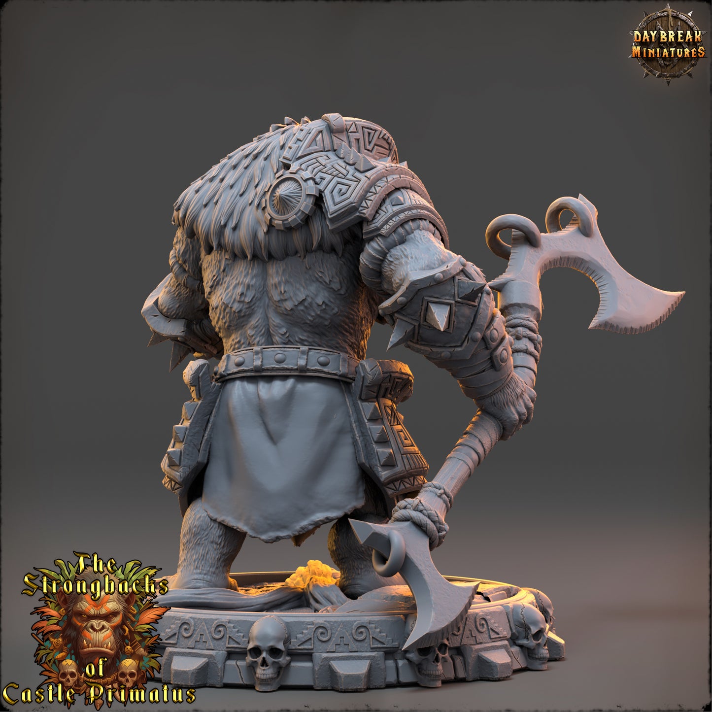 Daybreak Miniatures - Zorak Soulgar - The Strongbacks of Castle Primatus 2024 November