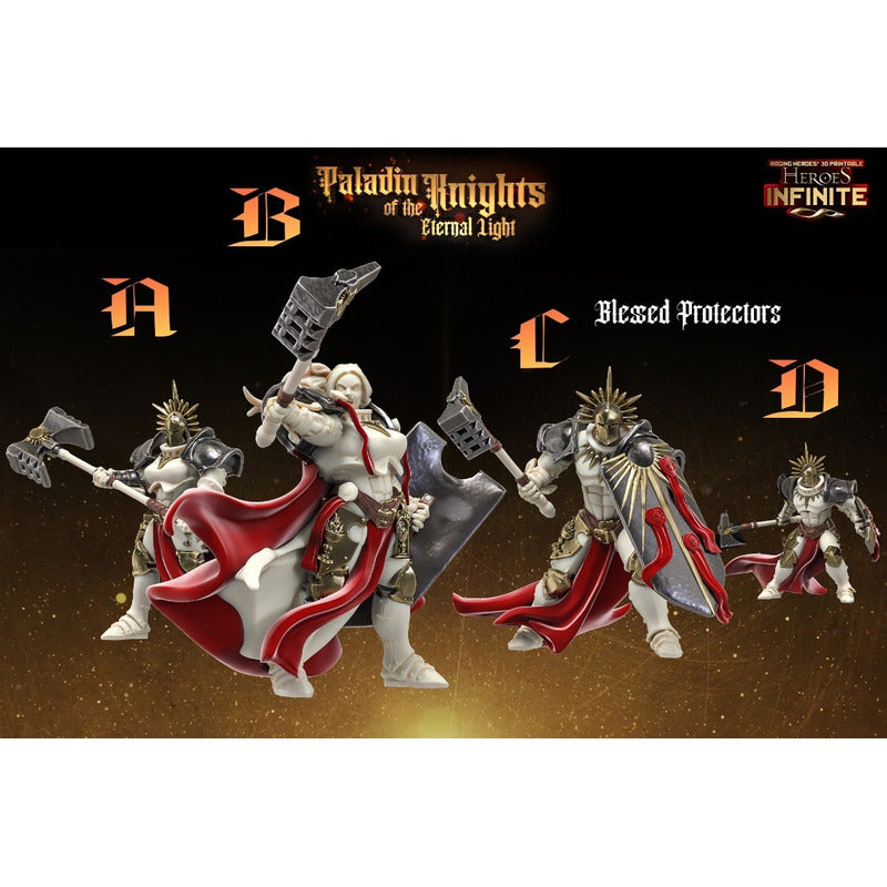 Heroes Infinite Raging Heores - Paladin Knights of the Eternal Light 35mm