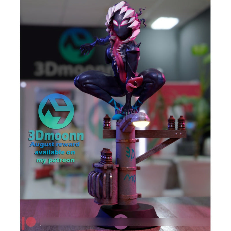 Figura De Colección Gwen Stacy Spiderverse 15cm Impresión 3d