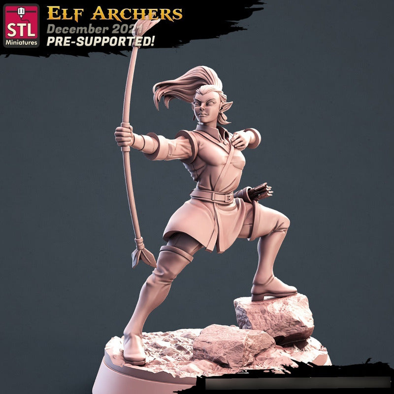 STL Miniatures - Elves 2021 December release 35mm