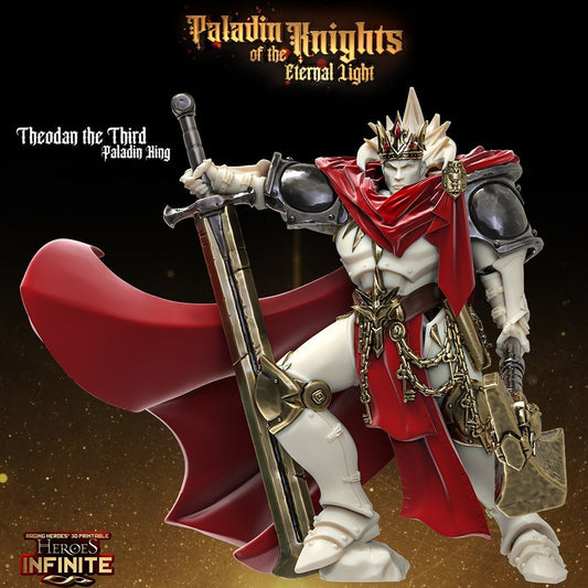 Heroes Infinite Raging Heores - Paladin Knights of the Eternal Light 35mm