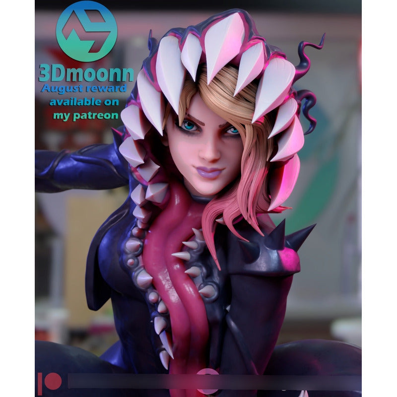 Figura De Colección Gwen Stacy Spiderverse 15cm Impresión 3d