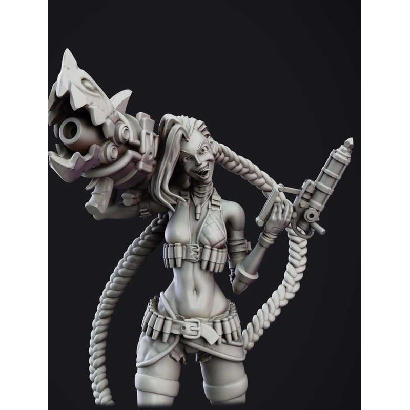 Figura Impresión En 3d Jinx Leage Of Legends Arcane