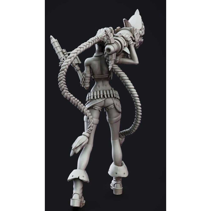 Figura Impresión En 3d Jinx Leage Of Legends Arcane